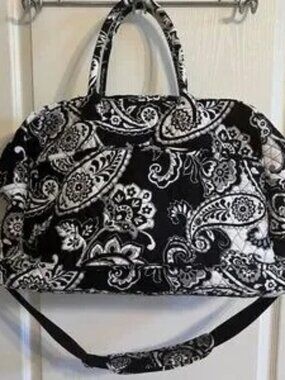 Vera Bradley Quilted Midnight Paisley Weekender Bag | Large